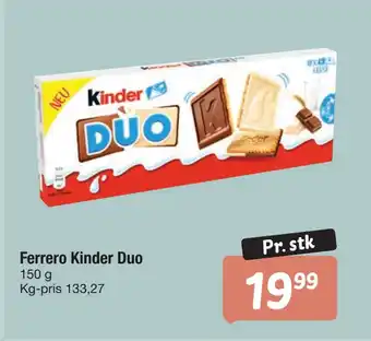 Fakta Tyskland Ferrero Kinder Duo tilbud