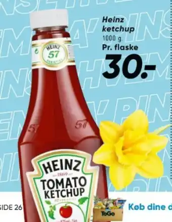 Bilka Heinz ketchup tilbud