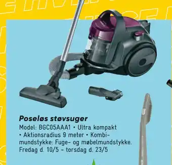 Bilka Poseløs støvsuger tilbud