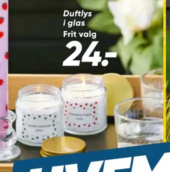 Bilka Duftlys i glas tilbud