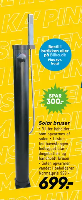 Bilka Solar bruser tilbud