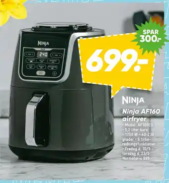 Bilka Ninja AF160 airfryer tilbud