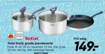 Bilka Tefal Daily gryde/pandeserie tilbud