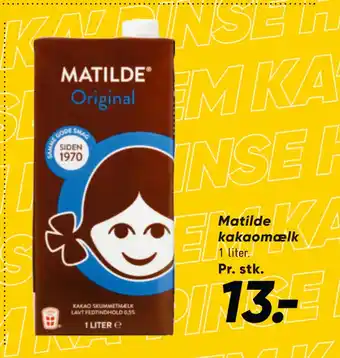 Bilka Matilde kakaomælk tilbud