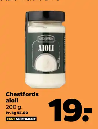 Netto Chestfords aioli tilbud