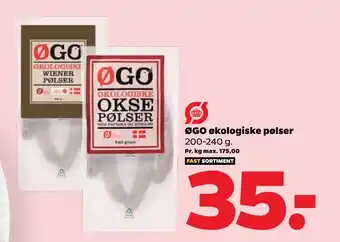 ØGO økologiske pølser