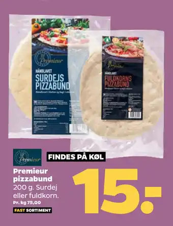 Netto Premieur pizzabund tilbud