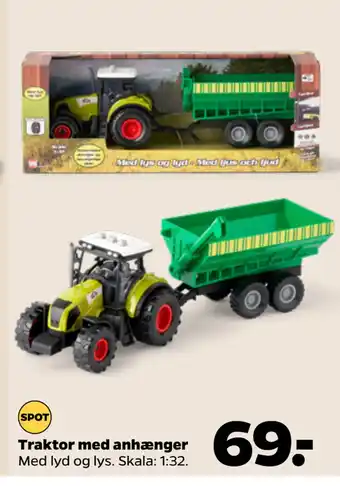 Netto Traktor med anhænger tilbud