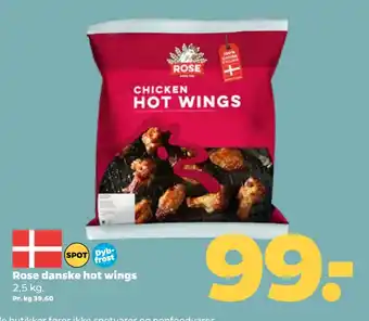 Netto Rose danske hot wings tilbud