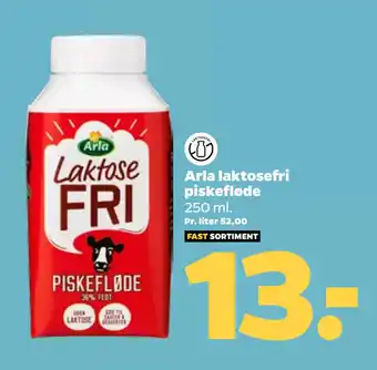 Netto Arla laktosefri piskefløde tilbud