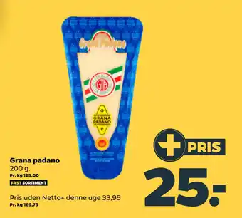 Netto Grana padano tilbud
