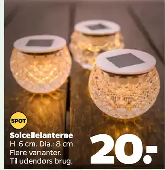 Netto Solcellelanterne tilbud