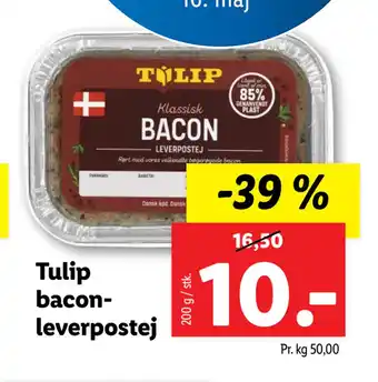 Lidl Tulip baconleverpostej tilbud