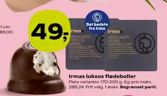 SuperBrugsen Irmas luksus flødeboller tilbud