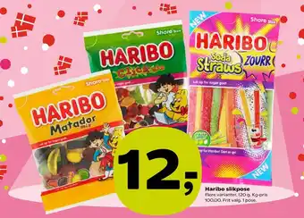 SuperBrugsen Haribo slikpose tilbud