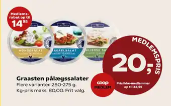 Kvickly Graasten pålægssalater tilbud