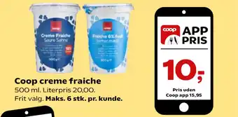 Kvickly Coop creme fraiche tilbud