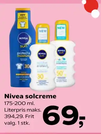 SuperBrugsen Nivea solcreme tilbud