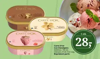 Dagli'Brugsen Carte D'or Les Classiques tilbud