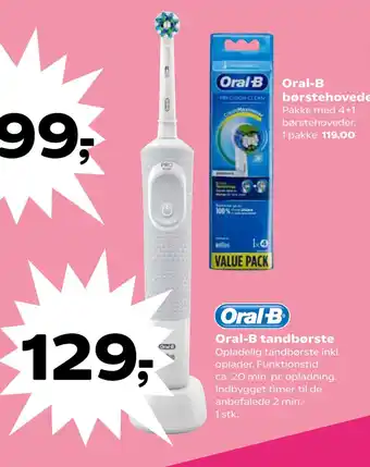 Kvickly Oral-B tandbørste tilbud