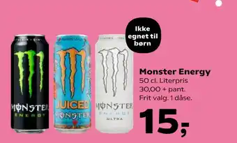 SuperBrugsen Monster Energy tilbud