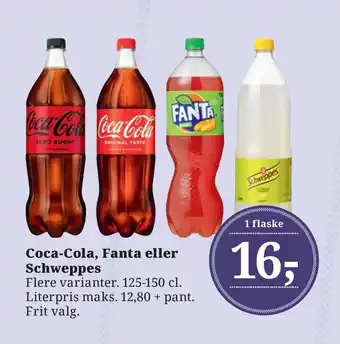 Dagli'Brugsen Coca-Cola, Fanta eller Schweppes tilbud