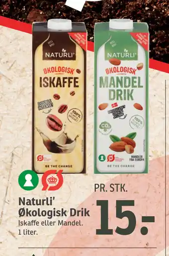 SPAR Naturli’ Økologisk Drik tilbud