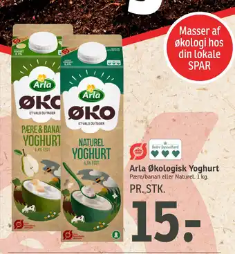 SPAR Arla Økologisk Yoghurt tilbud