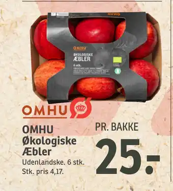 SPAR OMHU Økologiske Æbler tilbud