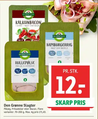 SPAR Den Grønne Slagter tilbud