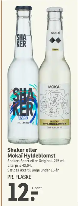 Shaker eller Mokaï Hyldeblomst
