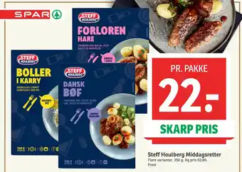 SPAR Steff Houlberg Middagsretter tilbud