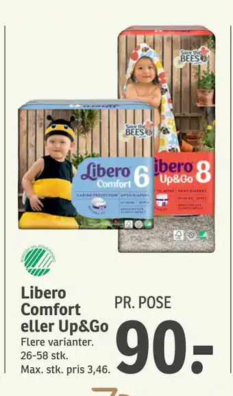 SPAR Libero Comfort eller Up&Go tilbud