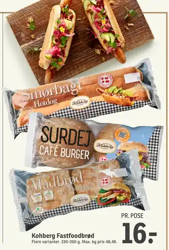 SPAR Kohberg Fastfoodbrød tilbud