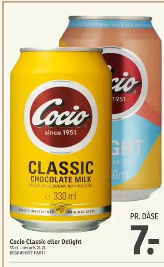 SPAR Cocio Classic eller Delight tilbud