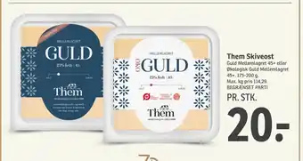 SPAR Them Skiveost tilbud