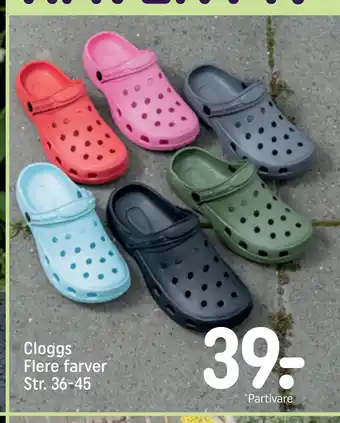 REMA 1000 Cloggs Flere farver Str. 36-45 tilbud