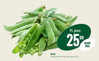 Min Købmand Ærter tilbud