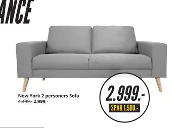 New York 2 personers Sofa