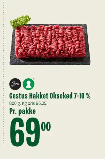 Min Købmand Gestus Hakket Oksekød 7-10 % tilbud