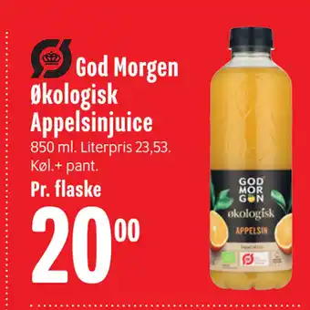 Min Købmand God Morgen Økologisk Appelsinjuice tilbud