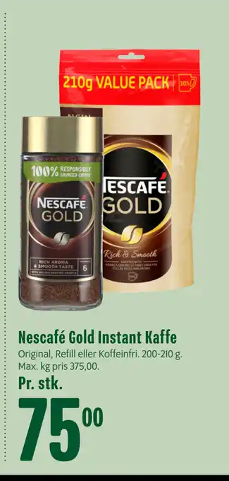 Min Købmand Nescafé Gold Instant Kaffe tilbud