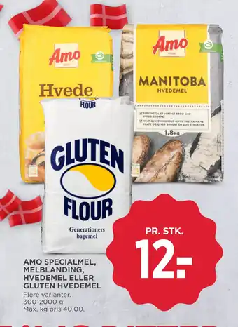 MENY AMO SPECIALMEL, MELBLANDING, HVEDEMEL ELLER GLUTEN HVEDEMEL tilbud