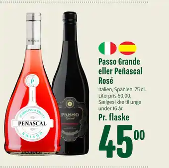 Min Købmand Passo Grande eller Peñascal Rosé tilbud