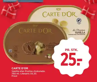 MENY CARTE D’OR tilbud