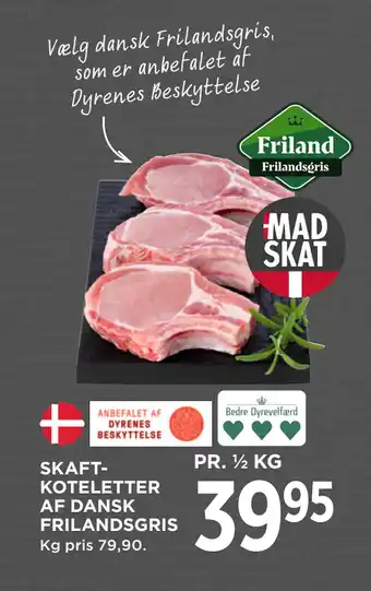 MENY SKAFTKOTELETTER AF DANSK FRILANDSGRIS tilbud