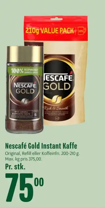 Min Købmand Nescafé Gold Instant Kaffe tilbud