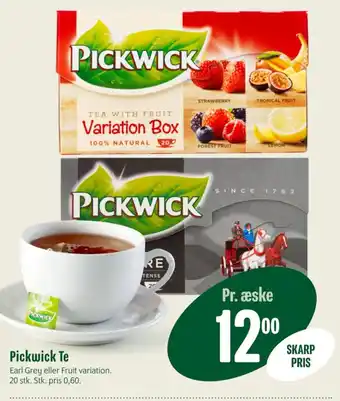 Min Købmand Pickwick Te tilbud
