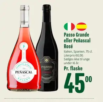 Min Købmand Passo Grande eller Peñascal Rosé tilbud