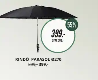 My Home RINDÖ PARASOL Ø270 tilbud